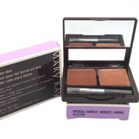 Mary Kay Lip Color Duo Raisin/Rose and Bronze/Amber - Picture 2 of 13